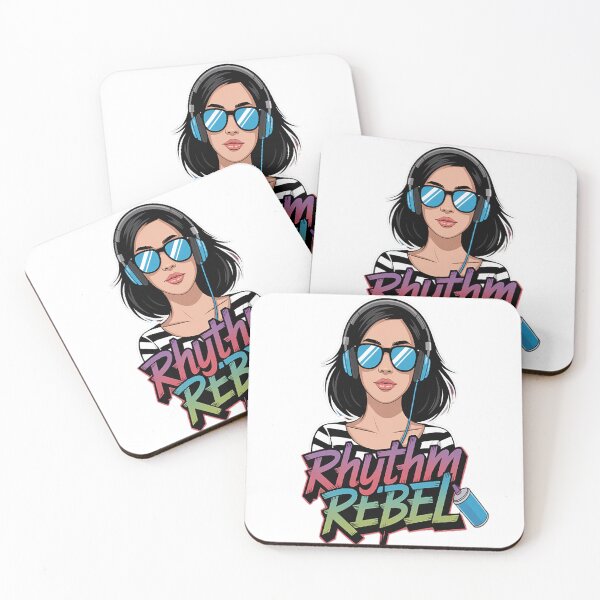 Item preview, Rhythm Rebel Musical Headphones DJ Music Lover Musician designed and sold by HaiharryCartoon.