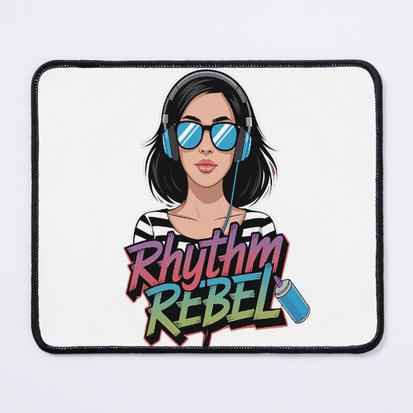Item preview, Rhythm Rebel Musical Headphones DJ Music Lover Musician designed and sold by HaiharryCartoon.