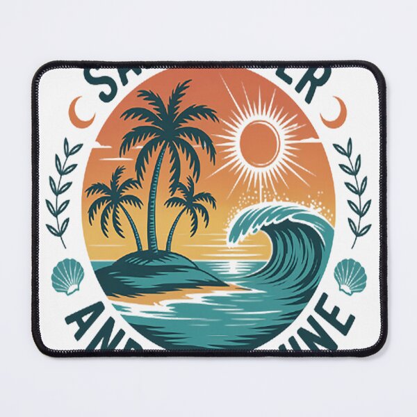 Item preview, Salt Water And Sunshine Tropical Vibes Ocean Lovers designed and sold by TheRetroStyle.