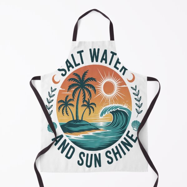 Item preview, Salt Water And Sunshine Tropical Vibes Ocean Lovers designed and sold by TheRetroStyle.