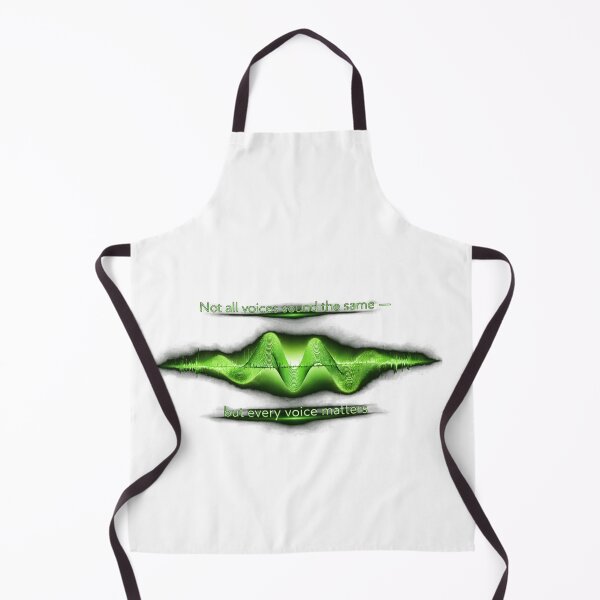 Item preview, Not All Voices Sound the Same – Every Voice Matters Sound Wave Design Green Double Starburst designed and sold by Mirgonhood.