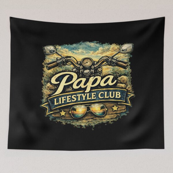 Item preview, Papa Lifestyle Club Shirt – Cool Papa Biker Tee, Motorcycle Grandpa Gift, Vintage Dad Club Shirt designed and sold by TKOprintdesigns.