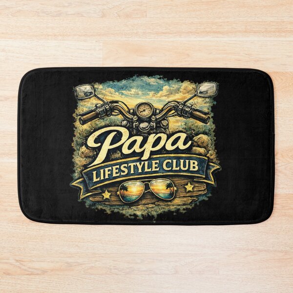 Item preview, Papa Lifestyle Club Shirt – Cool Papa Biker Tee, Motorcycle Grandpa Gift, Vintage Dad Club Shirt designed and sold by TKOprintdesigns.
