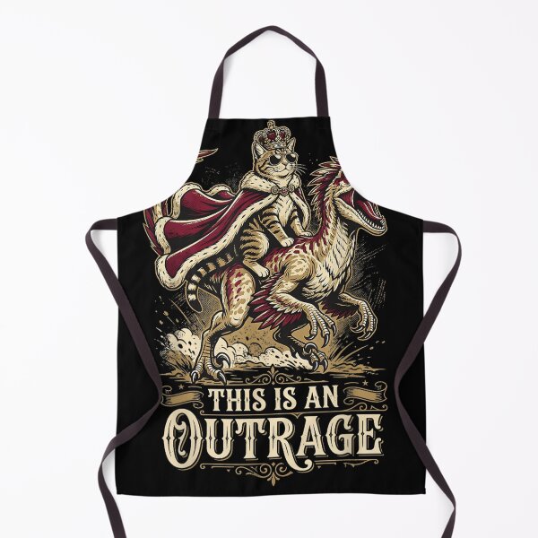 Item preview, This Is An Outrage Donut Princess Cat Meme designed and sold by OMITTEROMINOUS.