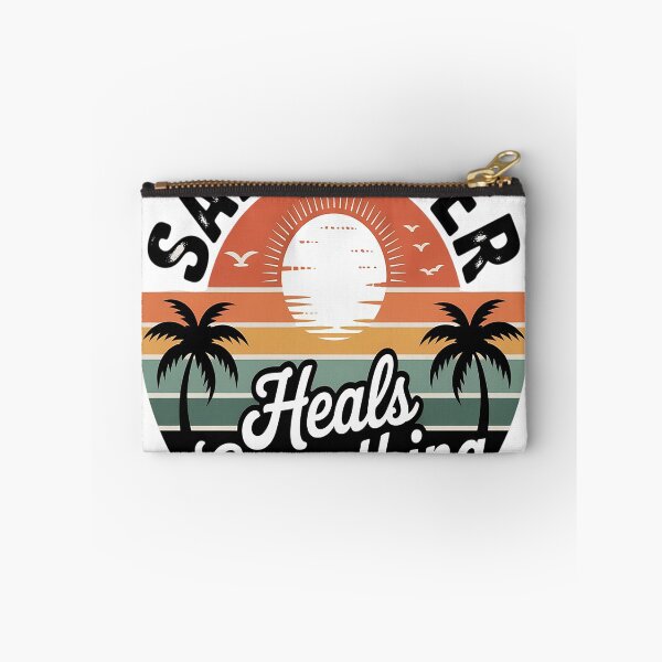 Item preview, Salt Water Heals Everything Beach designed and sold by TheRetroStyle.
