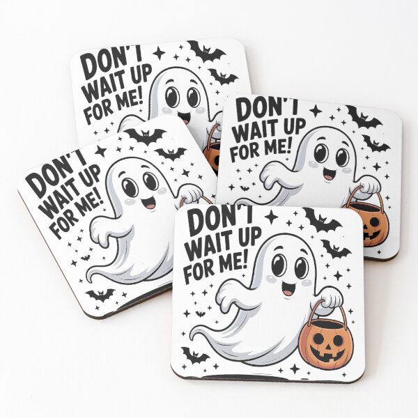 Item preview, Scary Halloween Spook - Don't wait up for me! designed and sold by TheRetroStyle.
