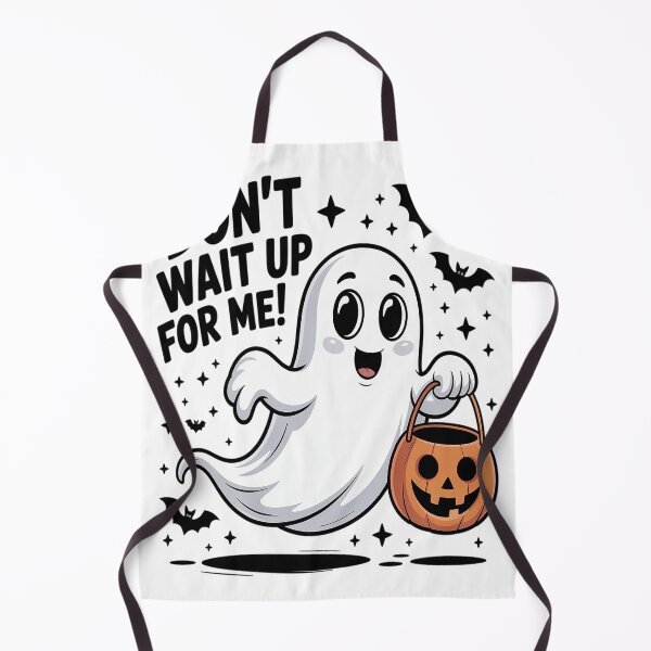 Item preview, Scary Halloween Spook - Don't wait up for me! designed and sold by TheRetroStyle.