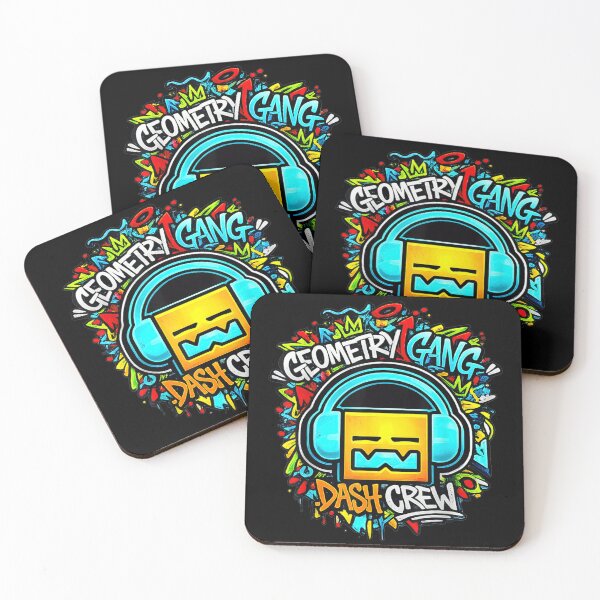 Item preview, Geometry Gang Dash Crew Gamer Kids Colorful Gaming Shirt designed and sold by RuperDelois.