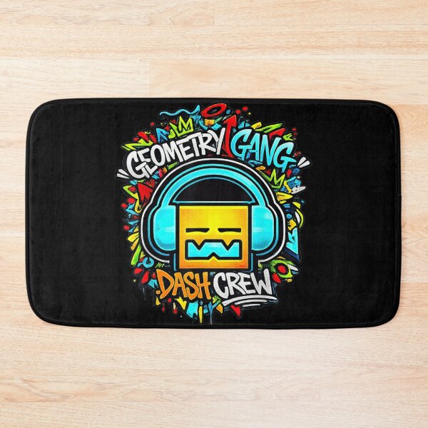 Item preview, Geometry Gang Dash Crew Gamer Kids Colorful Gaming Shirt designed and sold by RuperDelois.