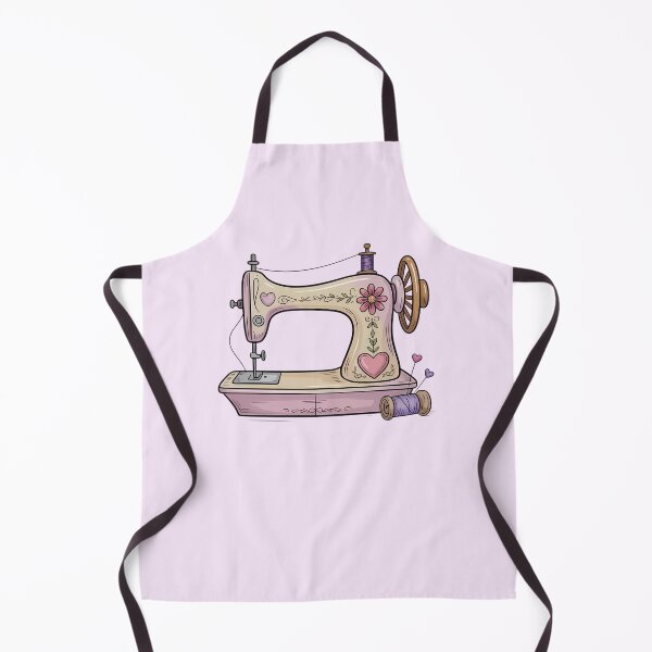 Item preview, Retro Sewing Machine Vintage Illustration – Sewing Lover Gift designed and sold by MarJul.