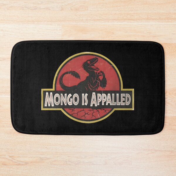 Item preview, Retro Funny Mongo is Appalled Vintage Riding Dinosaur designed and sold by AnitaBice.