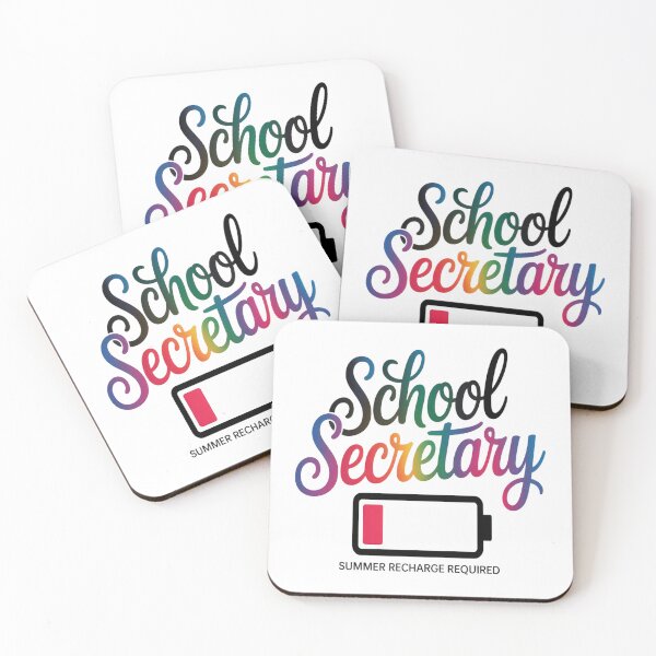 Item preview, School Secretary Summer Recharge Required Last day School designed and sold by TheRetroStyle.