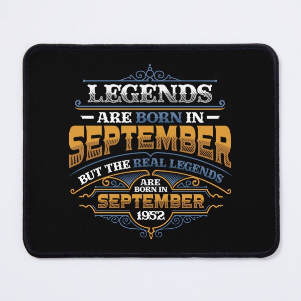 Item preview, Legends are Born in September 1952 Mens Birthday designed and sold by SylviaYLaughlin.