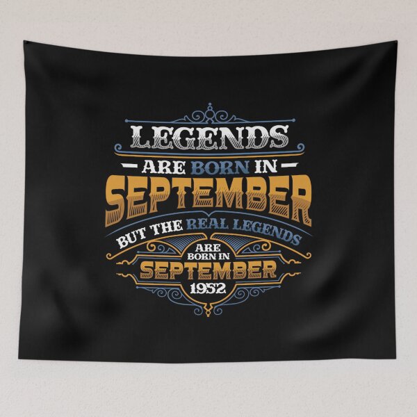 Item preview, Legends are Born in September 1952 Mens Birthday designed and sold by SylviaYLaughlin.