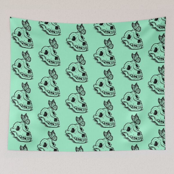 Item preview, Dog skull memorial designed and sold by ElsaLilian.