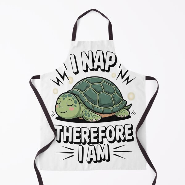 Item preview, Sleepy Turtle I Nap Therefore I Am Office Humor designed and sold by TheRetroStyle.