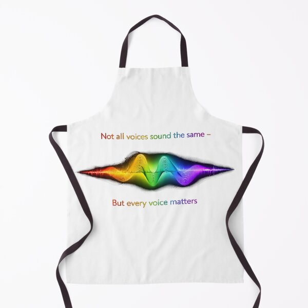 Item preview, Not All Voices Sound the Same – Every Voice Matters Sound Wave Design Rainbow designed and sold by Mirgonhood.