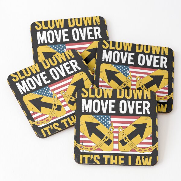 Item preview, SLOW DOWN MOVE OVER designed and sold by TheRetroStyle.