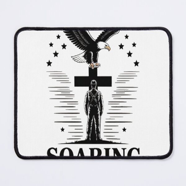 Item preview, Soaring With Faith Embrace The Divine Wings Christian Courage designed and sold by TheRetroStyle.