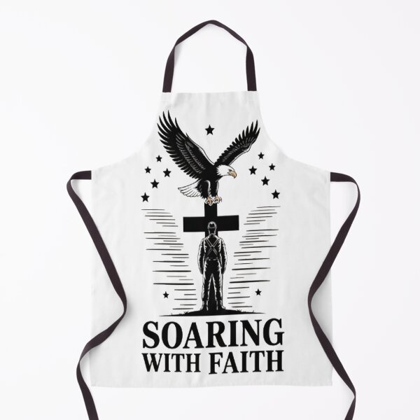 Item preview, Soaring With Faith Embrace The Divine Wings Christian Courage designed and sold by TheRetroStyle.