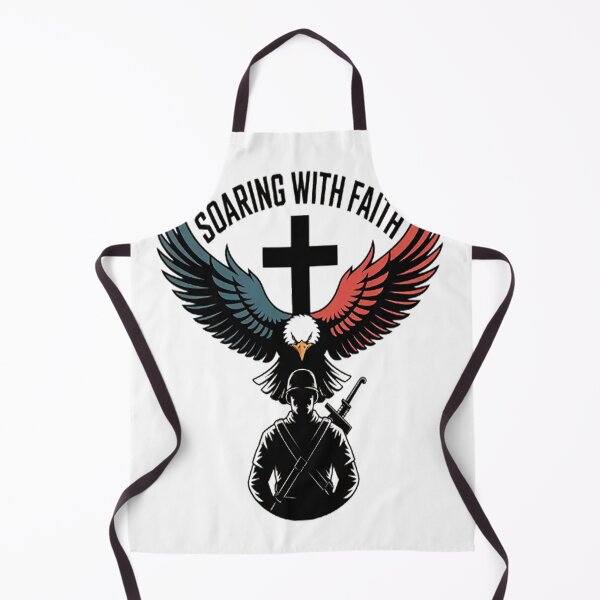 Item preview, Soaring With Faith Wings Of Courage Christian Warrior designed and sold by TheRetroStyle.