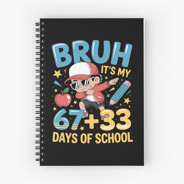 Item preview, Bruh It's My 67 33 Days of School Boys 100th Day of School designed and sold by Rrettgison.