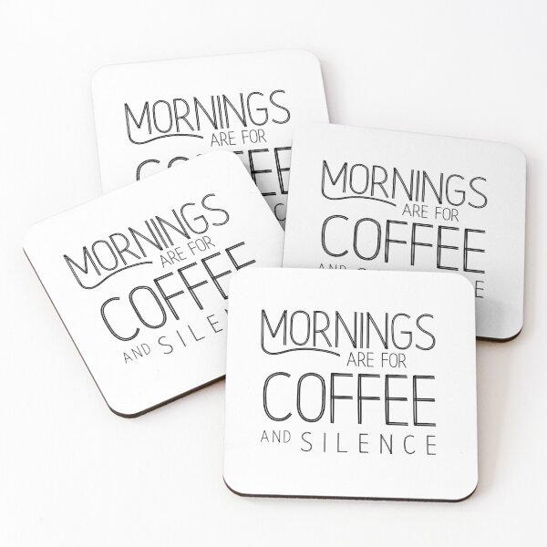 Item preview, Sarcasm Mornings are for Coffee and Silence designed and sold by Whistle-and-Co.