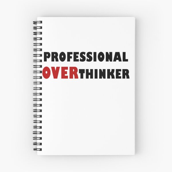 Item preview, Professional Overthinker Funny Sarcastic Anxiety Quote designed and sold by Dimu Co..