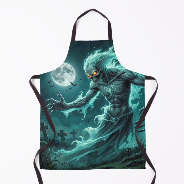 Item preview, Ghost Specter - Moonlit Cemetery Art designed and sold by Lucid Dream Pixel.