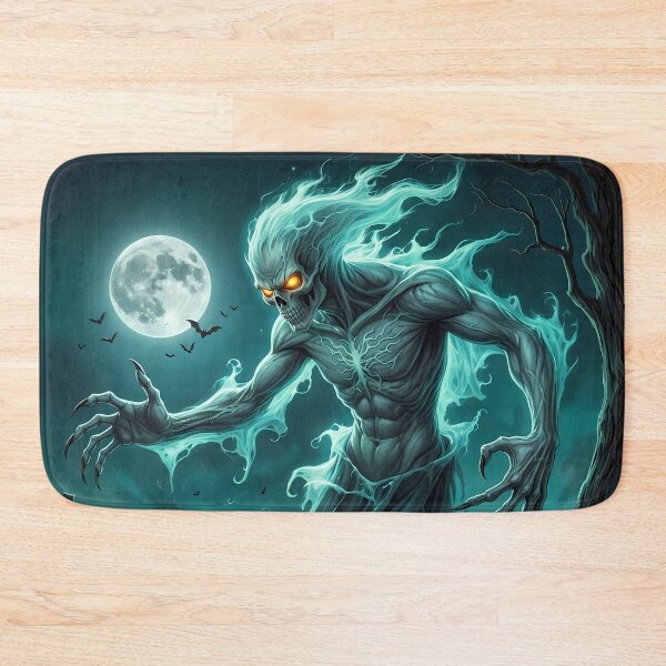 Item preview, Ghost Specter - Moonlit Cemetery Art designed and sold by Lucid Dream Pixel.