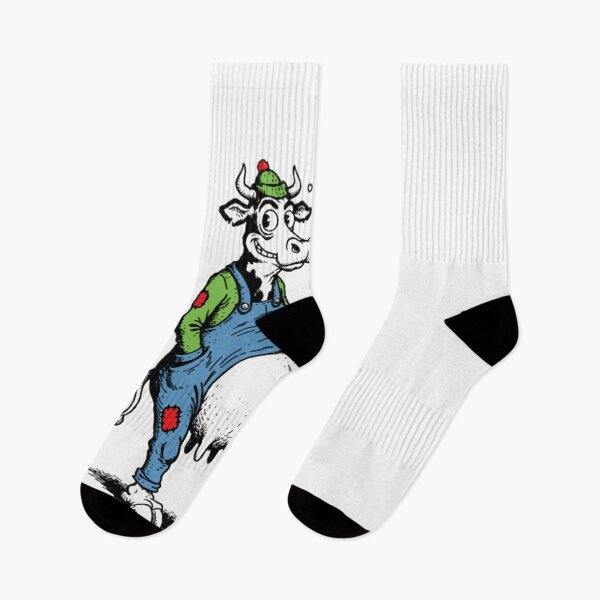 Item preview, BEEP BOOP... Am I Real Robot Cow in Overalls Questioning Reality - Existential Farm  designed and sold by im9093.