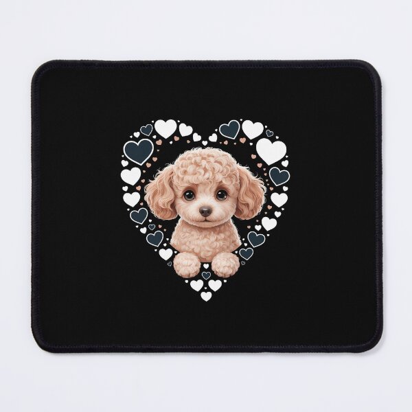 Item preview, Toy Poodle Love Heart for Valentines Day on Poodle Lover designed and sold by PunkNation-Arts.