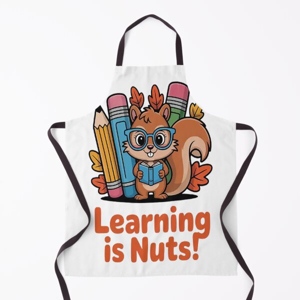 Item preview, Squirrel Scholar Learning Is Nuts Bookworm Adventure designed and sold by TheRetroStyle.