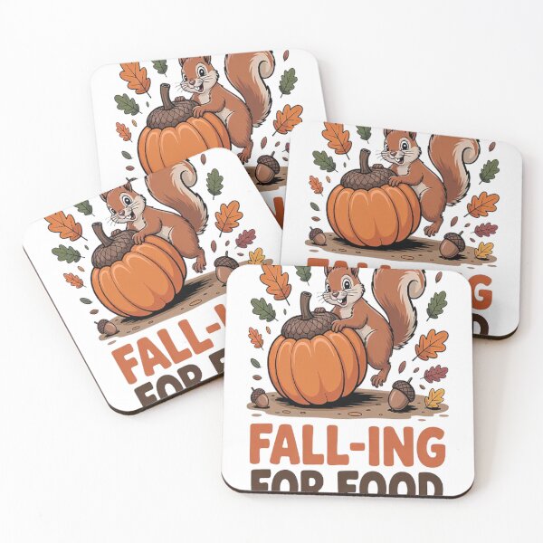 Item preview, Squirrel Style Falling For Food Autumn Vibes designed and sold by TheRetroStyle.