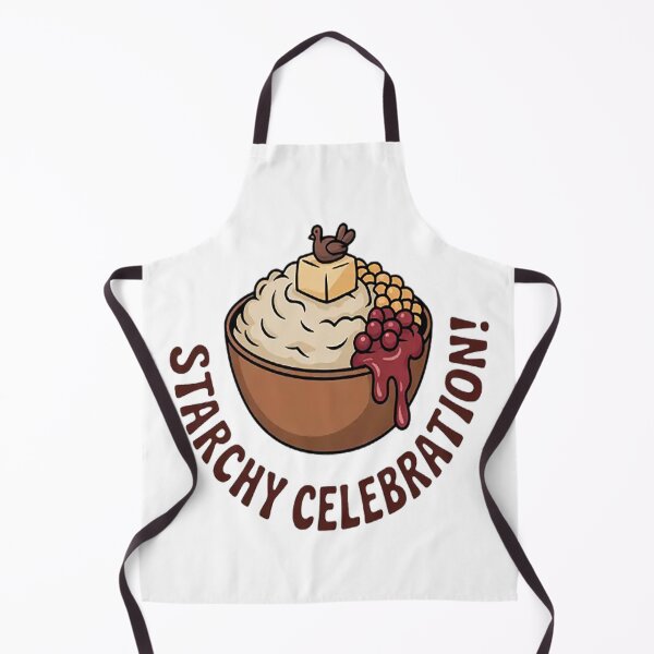 Item preview, Starchy Celebration Embrace The Carbs Thanksgiving Feast Enthusiast designed and sold by TheRetroStyle.