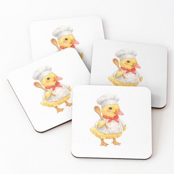 Item preview, Yellow chef duck  designed and sold by unique0703.