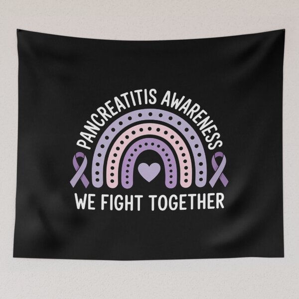 Item preview, We Fight Together Pancreatitis Awareness Pancreatitis designed and sold by HellD3vil-Art.