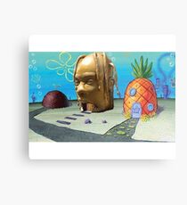 Astroworld spongebob cover Metal Print