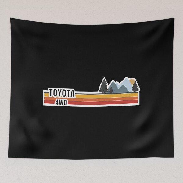 Item preview, Retro Toyota Logo 4WD designed and sold by AdityaVolkman.