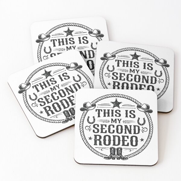 Item preview, This Is My Second Rodeo, Retro Vintage Cowboy  designed and sold by graphic-genie.