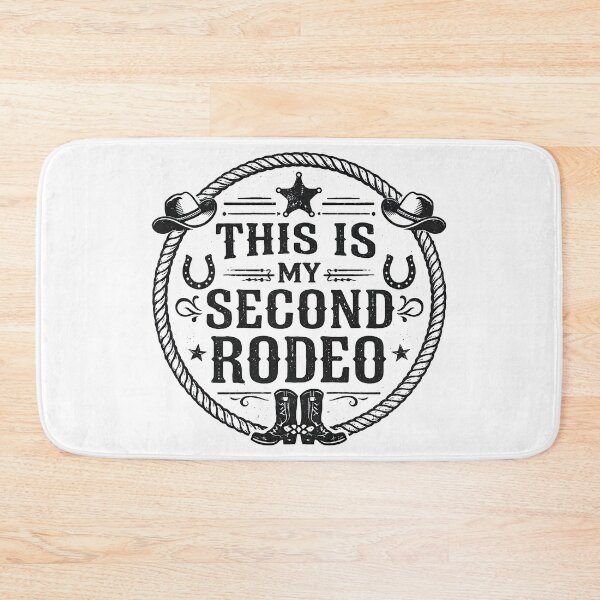 Item preview, This Is My Second Rodeo, Retro Vintage Cowboy  designed and sold by graphic-genie.
