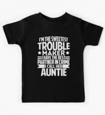 Meine Tante ist mein bester Partner im Verbrechen Kinder T-Shirt