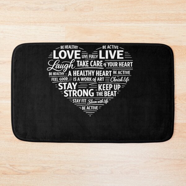Item preview, Heart Wellness Inspiration Design designed and sold by HUTEND.