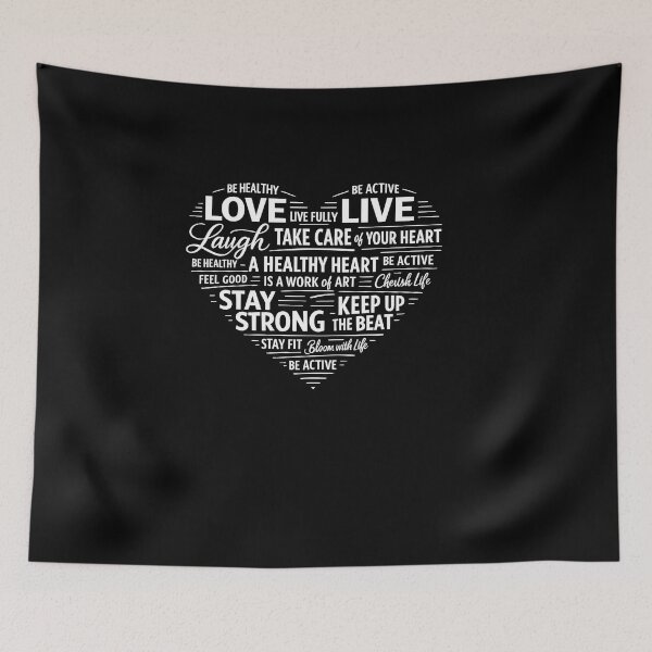 Item preview, Heart Wellness Inspiration Design designed and sold by HUTEND.