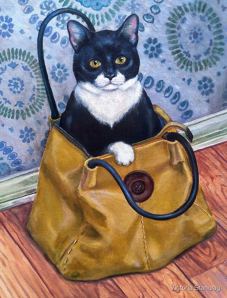 Кошка и сумка