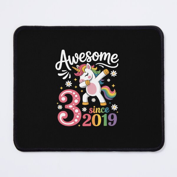Item preview, Kids awesome dabbing unicorn birthday 3 year old Girl 3rd B-day designed and sold by Rrettgison.