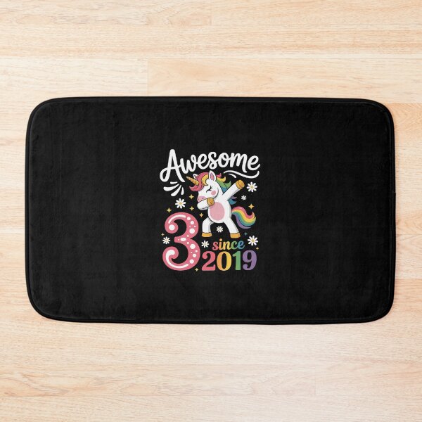Item preview, Kids awesome dabbing unicorn birthday 3 year old Girl 3rd B-day designed and sold by Rrettgison.