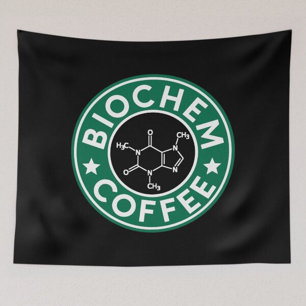 Item preview, Biochemistry Coffee Caffeine Structure Star Laptop Science Chemistry designed and sold by Shopnsmilee.
