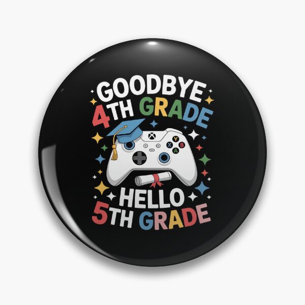 Item preview, Kids Goodbye 4th Grade Hello 5th Grade Graduation Gamer designed and sold by Rrettgison.