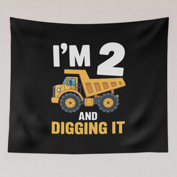 Item preview, Kids Two 2yr 2th Birthday Construction Boy 2 Years Old designed and sold by Rrettgison.